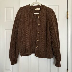 Sezane Brown Cardigan